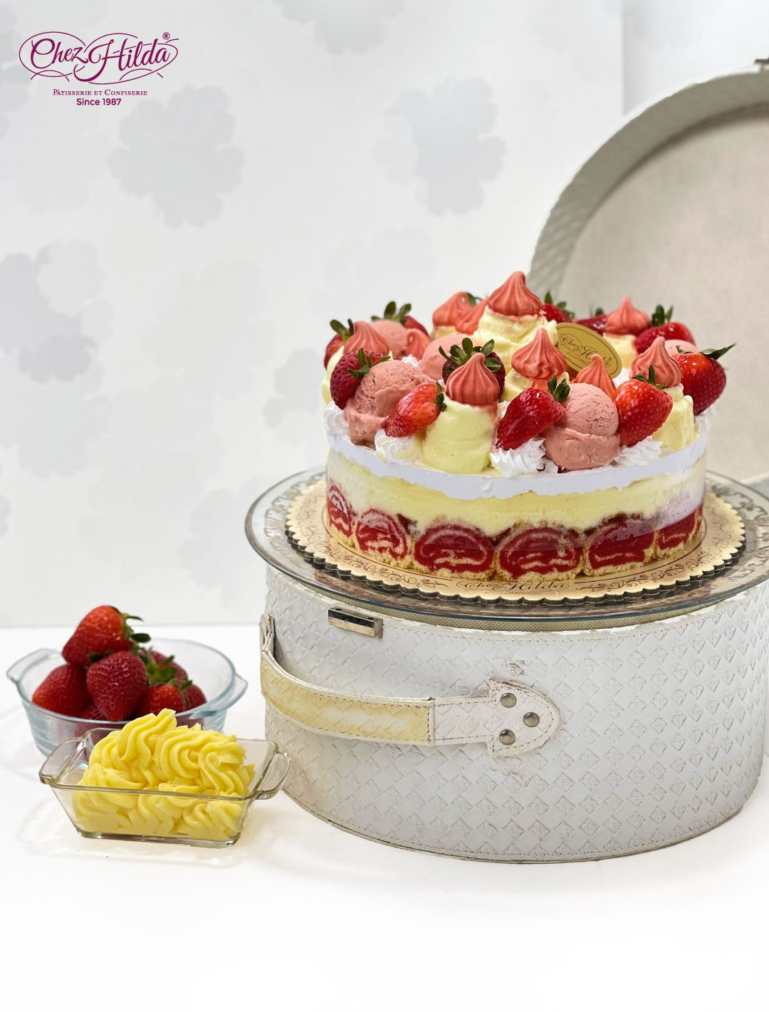 Charlotte ice cream cake