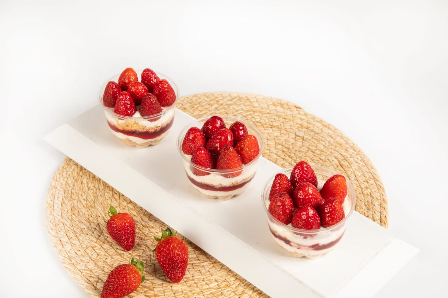 Kunafa with Strawberry