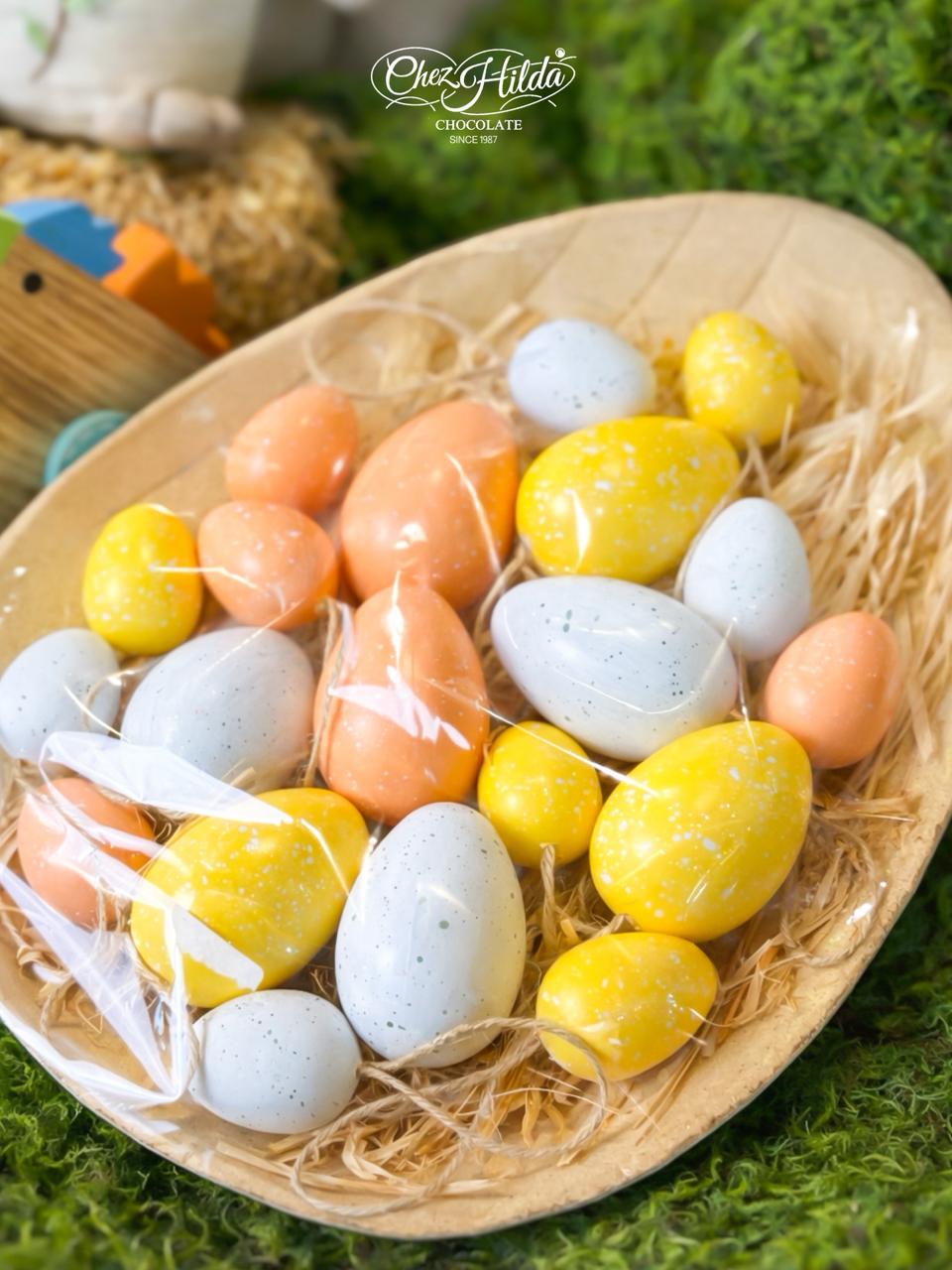 colored eggs