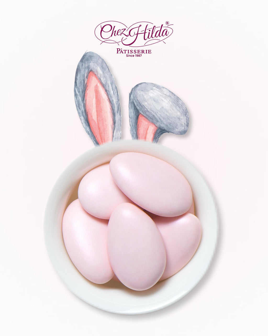 colorful chocolate and sugar almonds