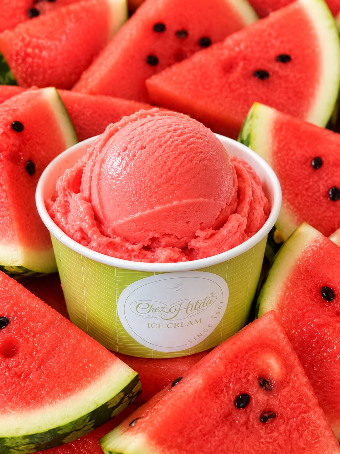 watermelon ice cream scoop
