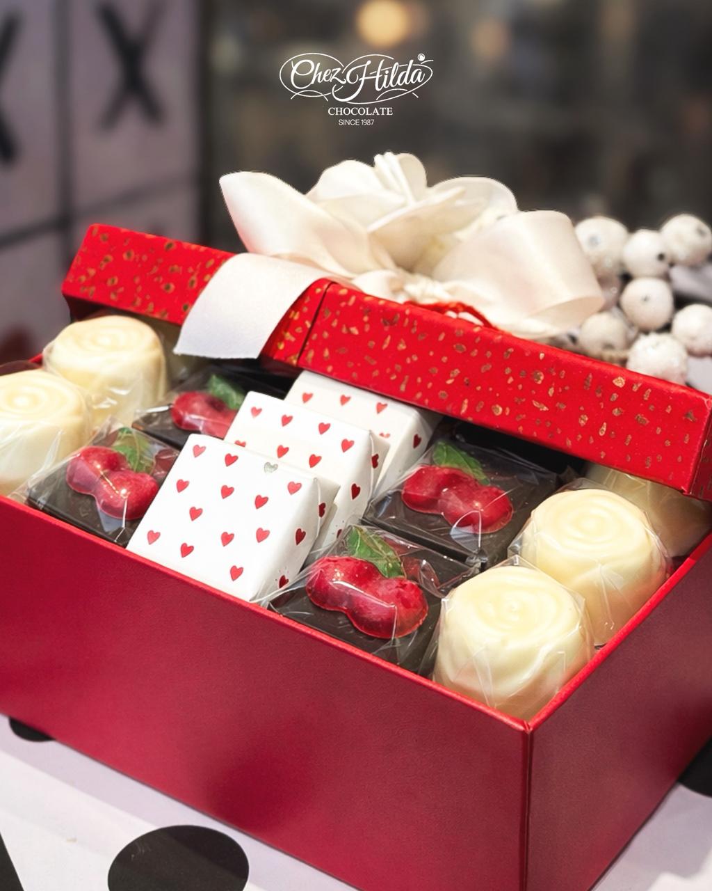 box chocolate cheery