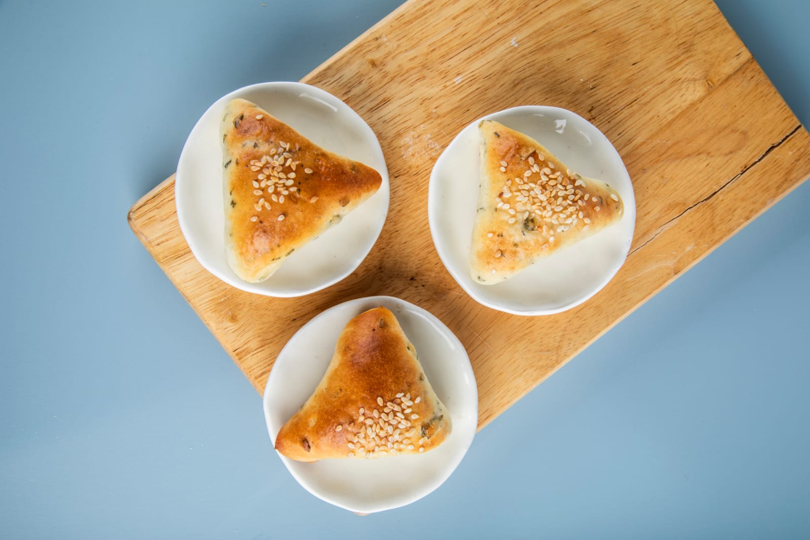 Cheese with zaatar pastries