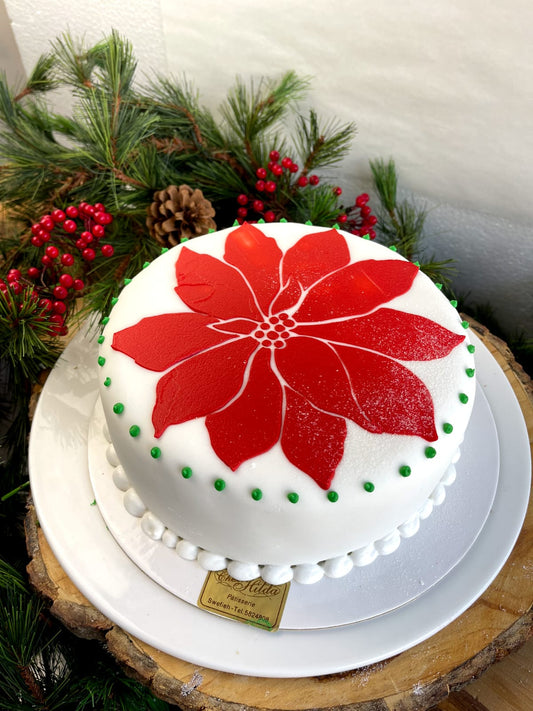 Christmas Cake - Flower