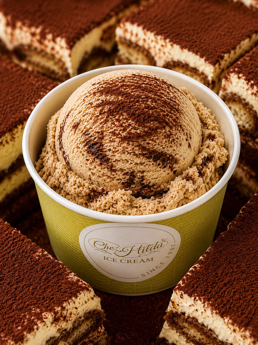 tiramisu ice cream scoop
