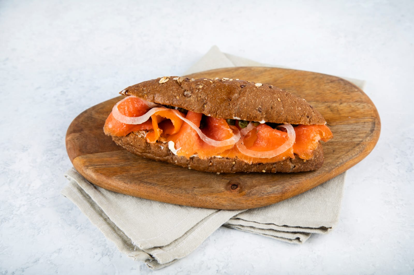 Salmon sandwich