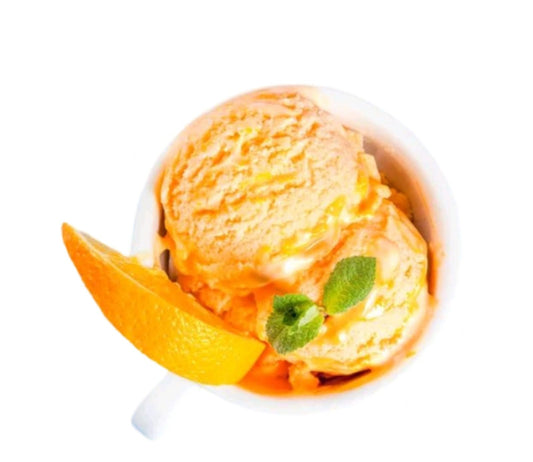 Mandarin ice cream scoop