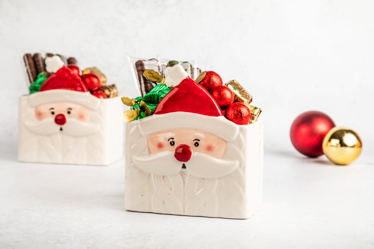 Porcelain Santa chocolate collection