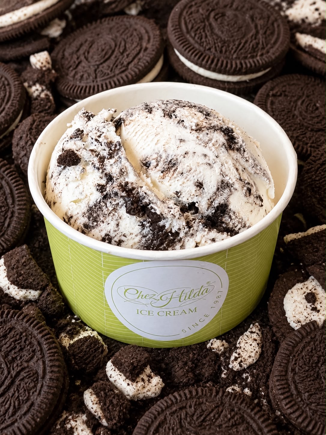 Oreo ice cream scoop