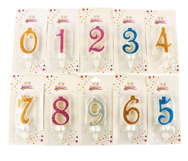 Numbers Candles 2