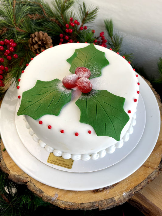 Christmas Cake - Leafs