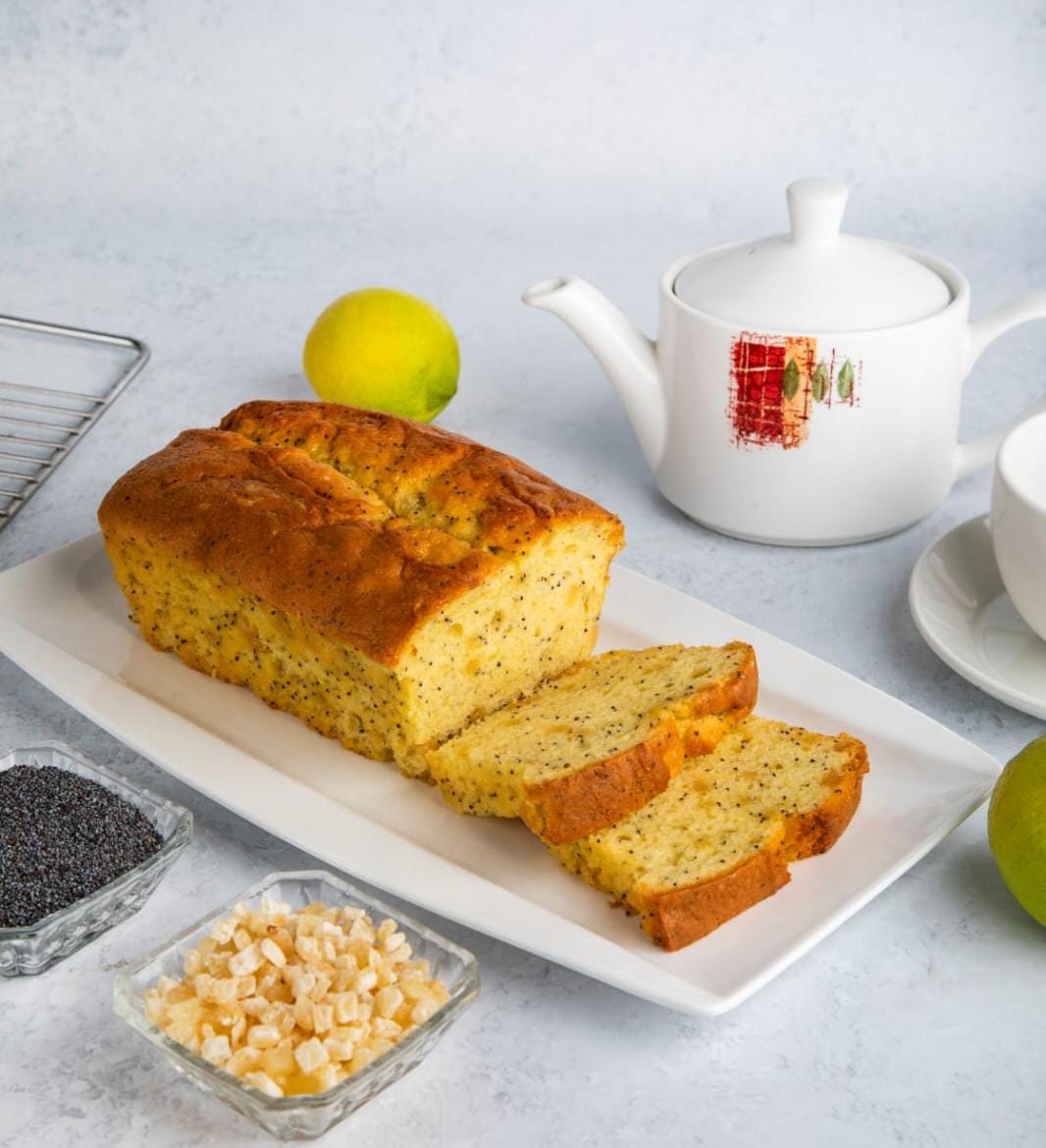 Lemon Pop Seed English Cake