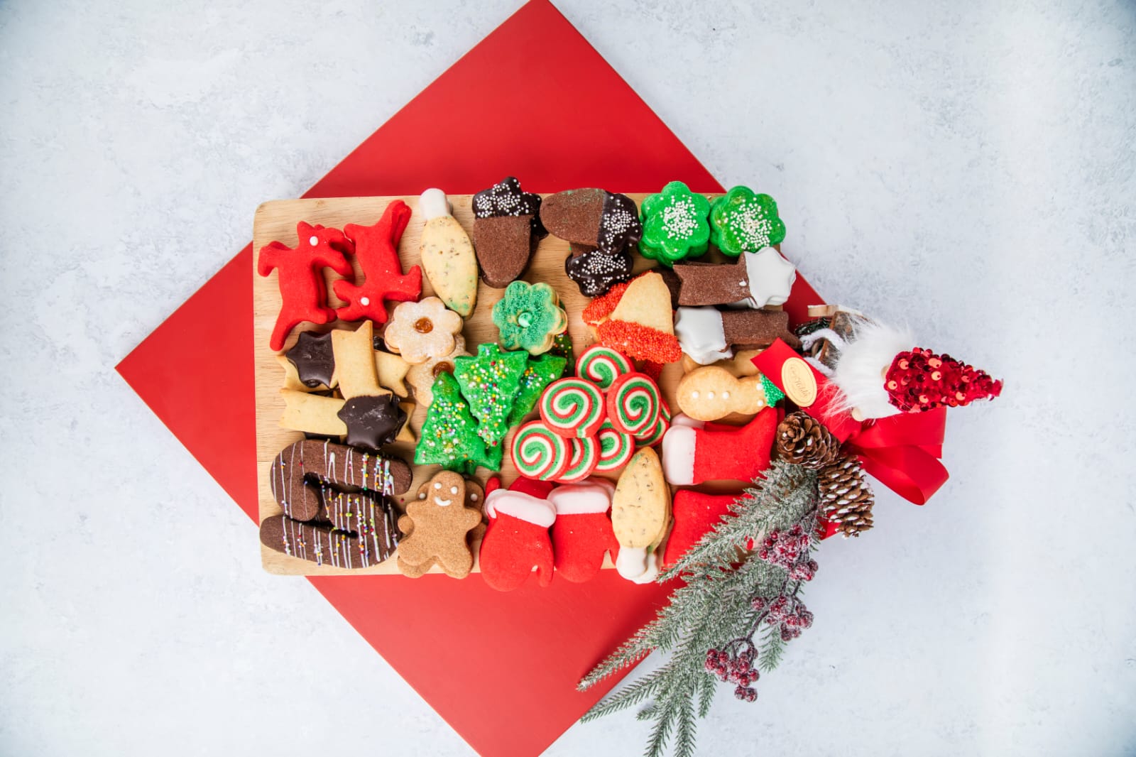 Colored Christmas Cookies