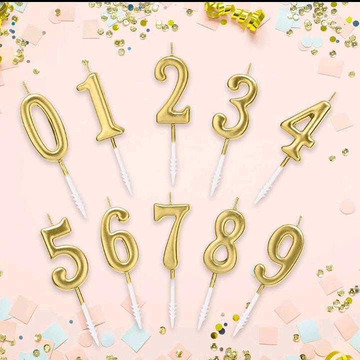 Numbers Candles 1